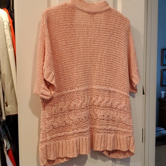 Chico's • Open Front Pink Cardi Sweater [Sweaters] - Picture 2 of 4